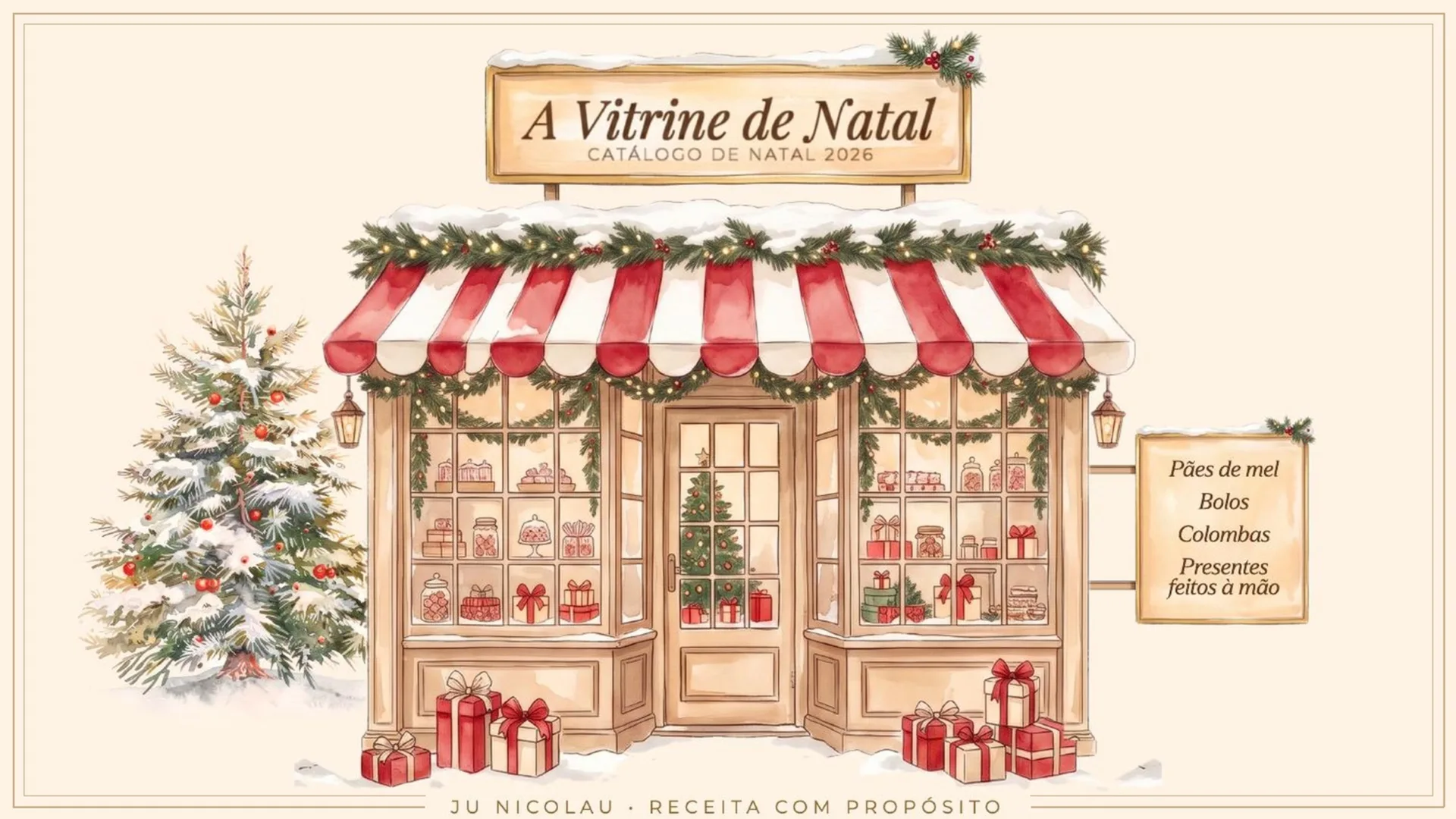 A Vitrine de Natal